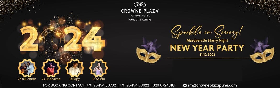 Masquerade Starry Night at Crowne Plaza Pune | NY 2024