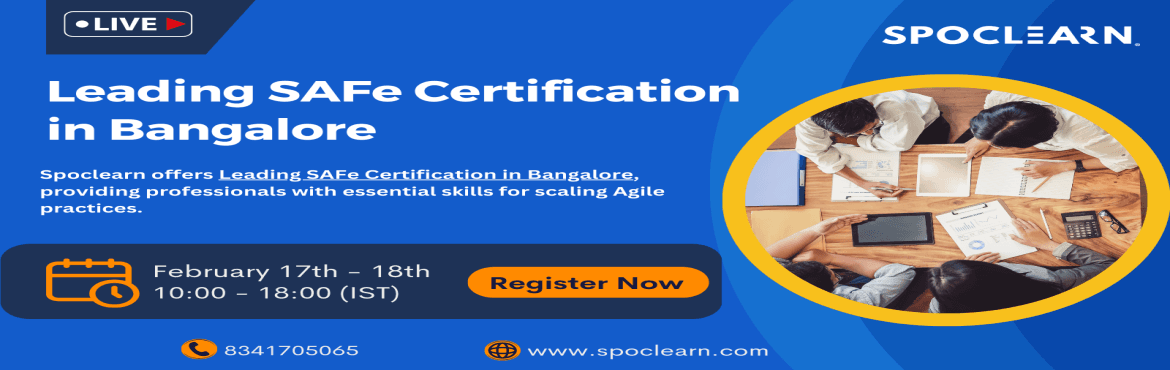 Leading SAFe Certification in Bangalore - Spoclearn
