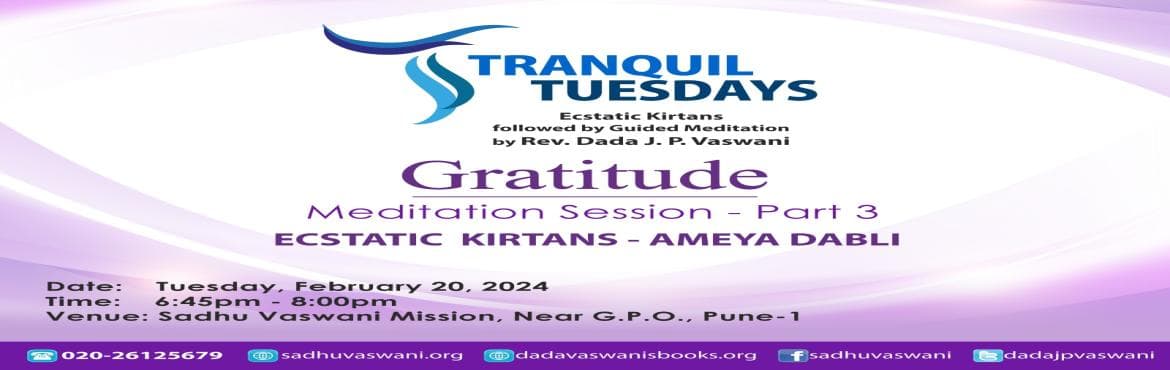 Thanksgiving in February in Pune | Gratitude, Meditation and Kirtan