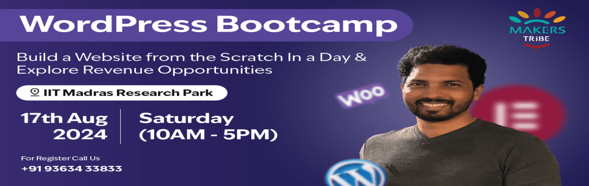 WordPress Bootcamp Build a Website from the Scratch In a Day Explore Revenue Opportunities