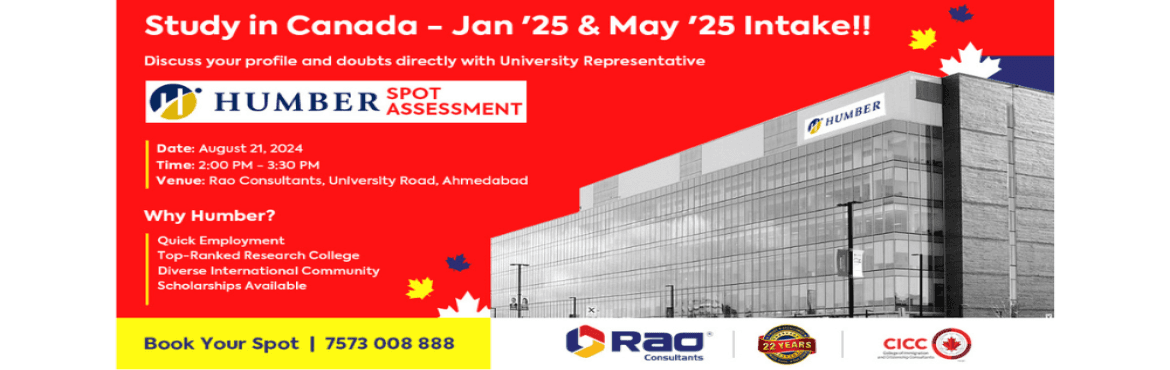 Humber College Spot Assessment - Rao Consultants