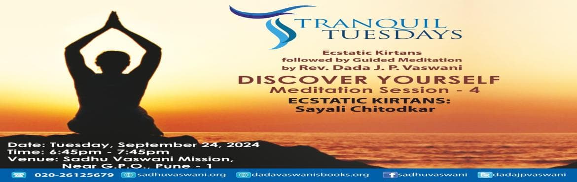 Meditation to Discover Yourself | Tranquil Tuesdays in Pune