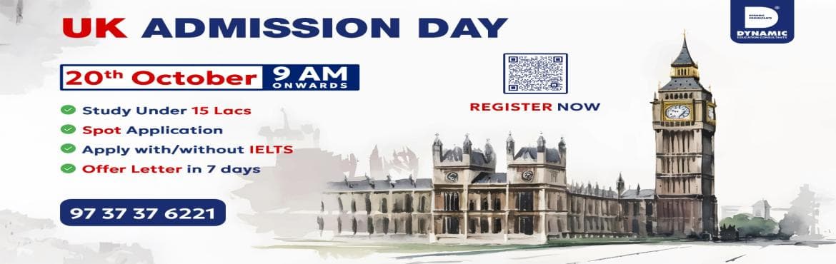 UK Admission Day on 20th October