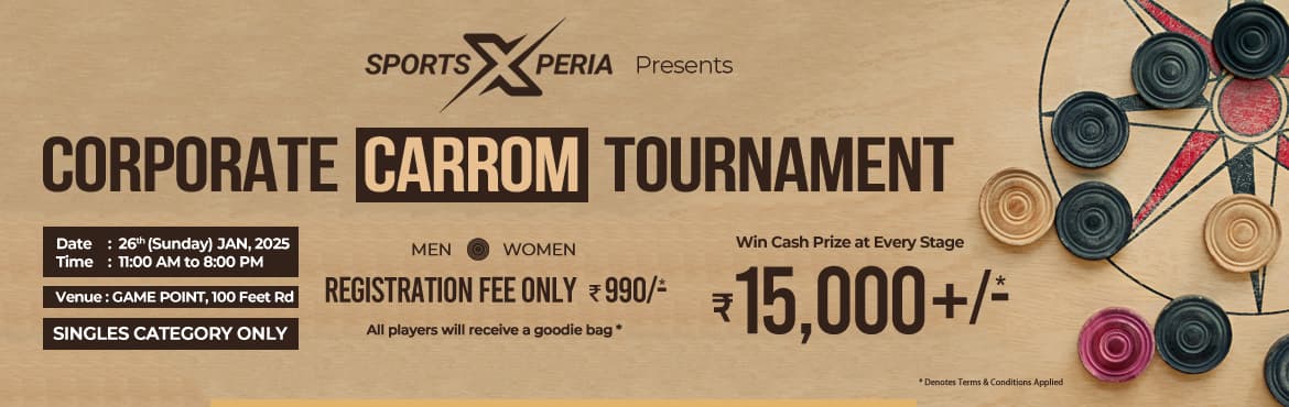Corporate Carrom Tournament By Sports Xperia