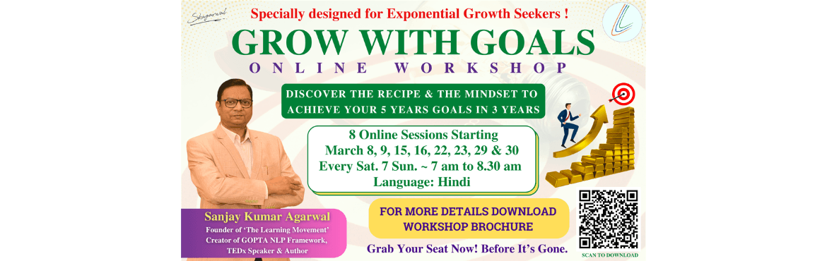Grow With Goals Online Workshop