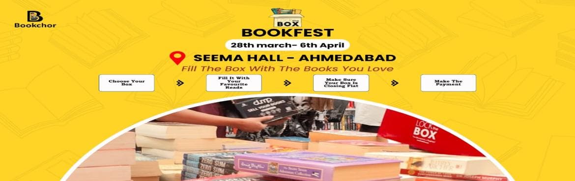 Lock the Box Book Fest Seema Hall Ahmedabad