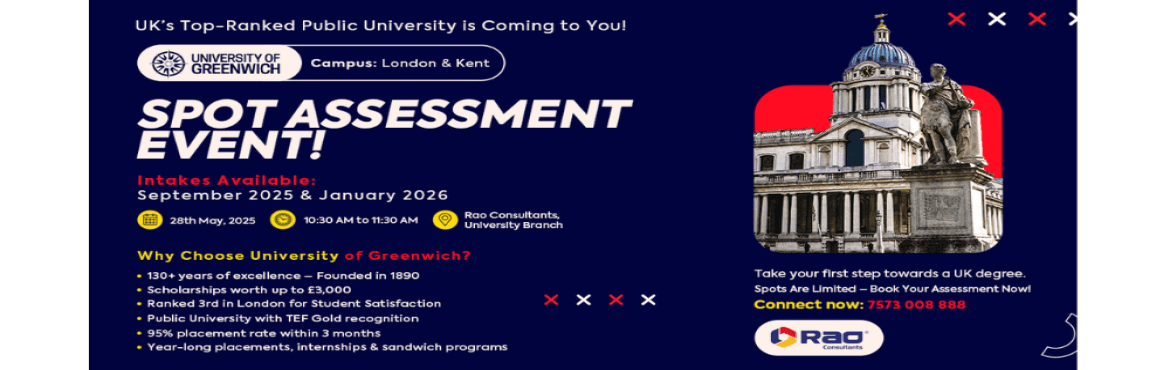 University of Greenwich Spot Assessment - Rao Consultants