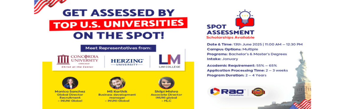USA Spot Assessment Day - Rao Consultants