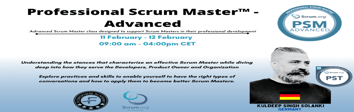 PSM - Advanced Scrum Master Class by Scrum.org