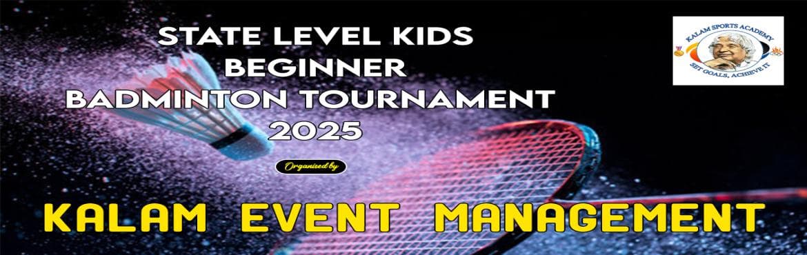 State Level Kids Beginner Badminton Tournament Aug 2025