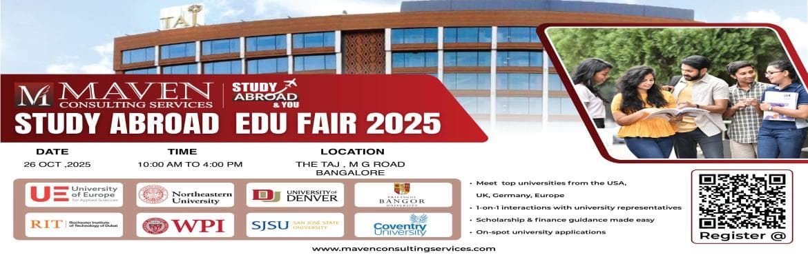 Maven Study Abroad Edu Fair 2025 Bangalore