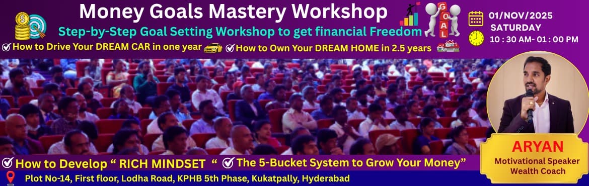Money Goals Mastery Workshop for EMI and Debt Free Life