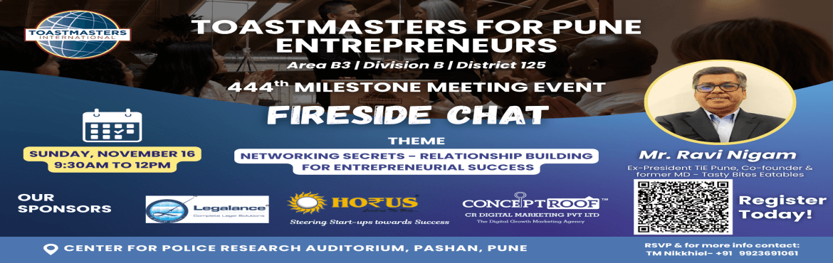 Toastmasters: Networking Secrets - Relationship Building for Entrepreneurial Success