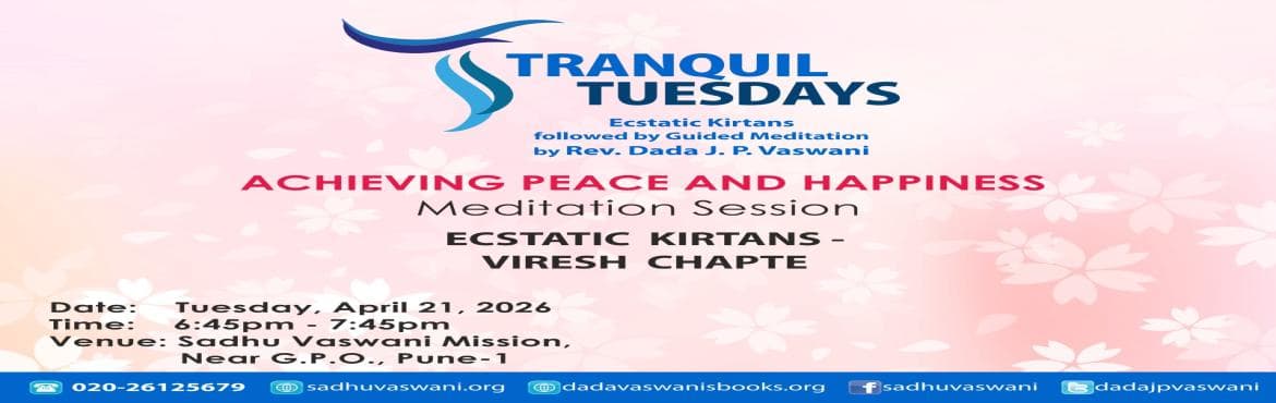 Tranquil Tuesdays | Meditation on the Path to Peace and Happiness copy